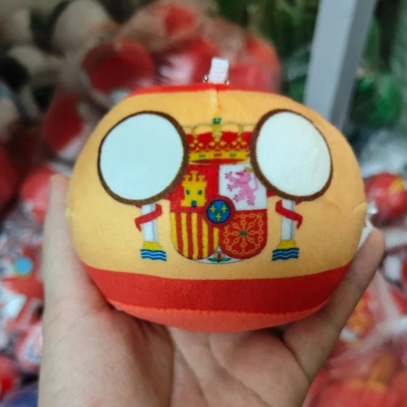 Polandball-Anhänger, Country-Bälle, 70 Stile, 10 cm, Country-Ball, Plüschtiere, Halloween-Dekor, Geschenk für Kinder, Countryball-Stoffpuppe