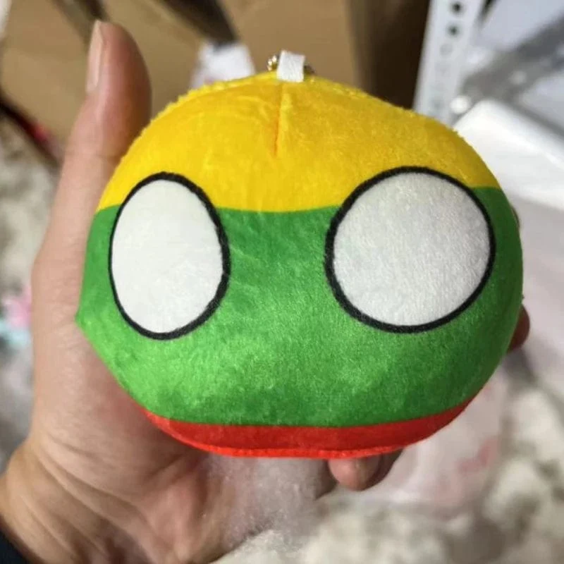 Polandball-Anhänger, Country-Bälle, 70 Stile, 10 cm, Country-Ball, Plüschtiere, Halloween-Dekor, Geschenk für Kinder, Countryball-Stoffpuppe