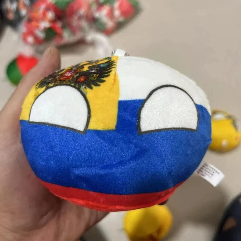Polandball-Anhänger, Country-Bälle, 70 Stile, 10 cm, Country-Ball, Plüschtiere, Halloween-Dekor, Geschenk für Kinder, Countryball-Stoffpuppe