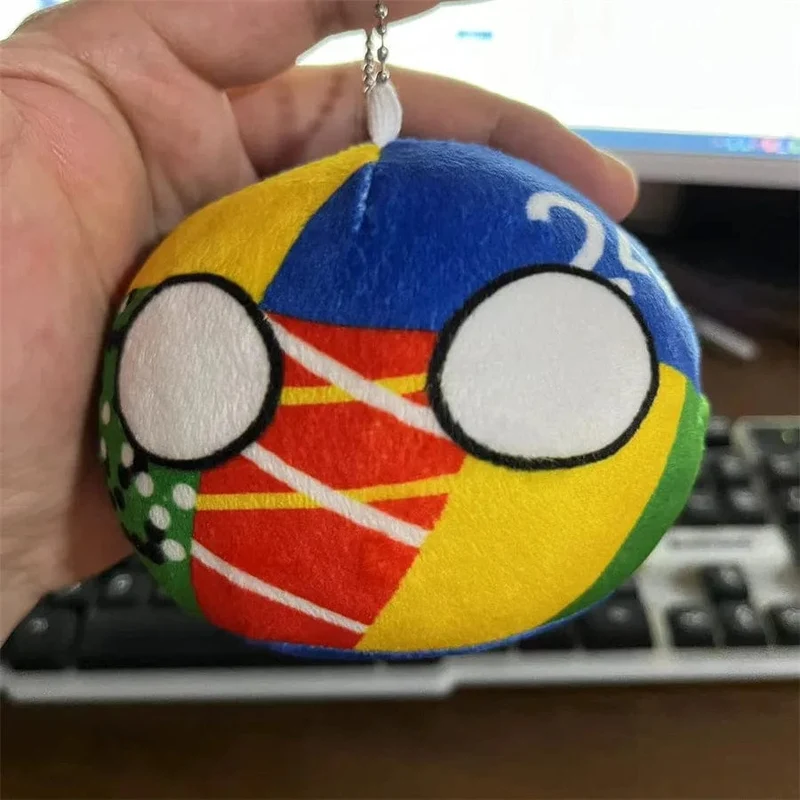 Polandball-Anhänger, Country-Bälle, 70 Stile, 10 cm, Country-Ball, Plüschtiere, Halloween-Dekor, Geschenk für Kinder, Countryball-Stoffpuppe