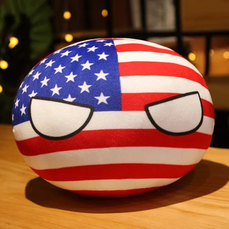 Polandball-Anhänger, Country-Bälle, 70 Stile, 10 cm, Country-Ball, Plüschtiere, Halloween-Dekor, Geschenk für Kinder, Countryball-Stoffpuppe