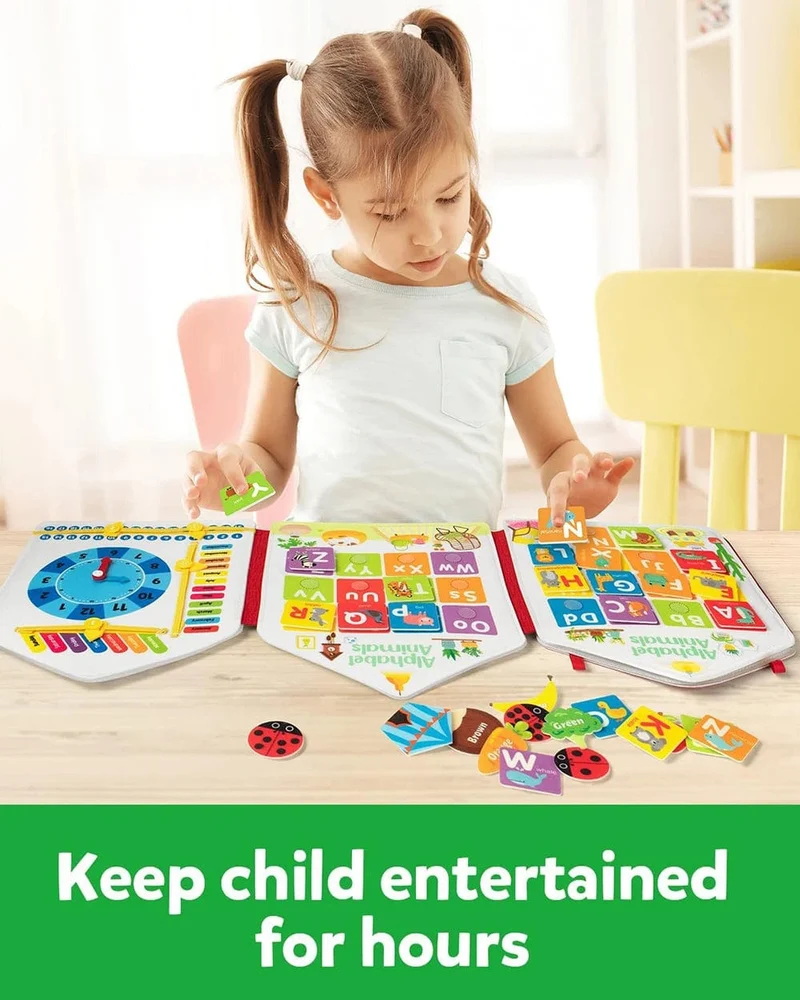Montessori-Spielzeug für Kleinkinder, Busy Board, Busy Book, Sensory Preshool, Frühpädagogik, Lernen der Feinmotorik, Spielzeug für Kinder