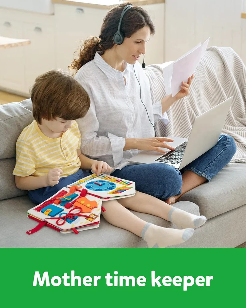 Montessori-Spielzeug für Kleinkinder, Busy Board, Busy Book, Sensory Preshool, Frühpädagogik, Lernen der Feinmotorik, Spielzeug für Kinder