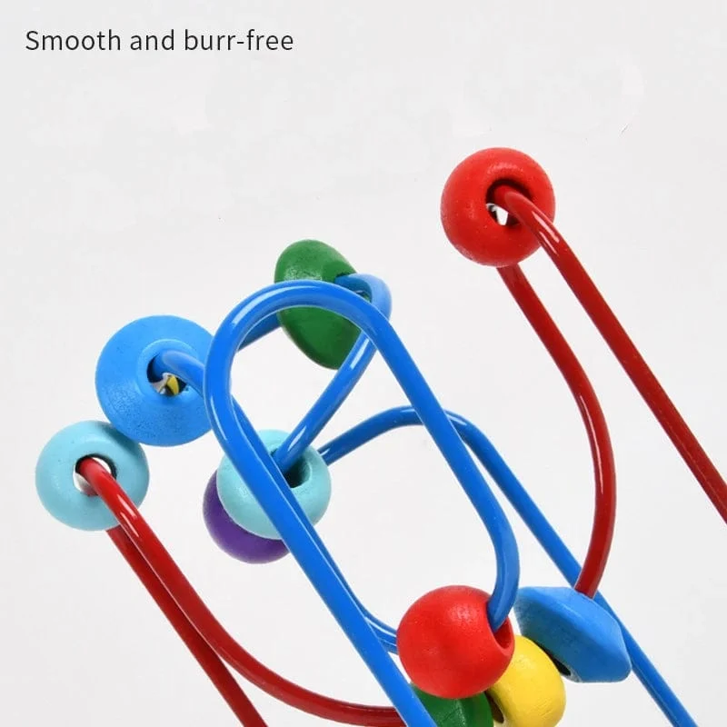 Montessori Pädagogisches Holzspielzeug Bead Maze Holz Mathe-Spielzeug Entwicklung Montessori Spielzeug Baby Pädagogisches Spielzeug Für Kinder