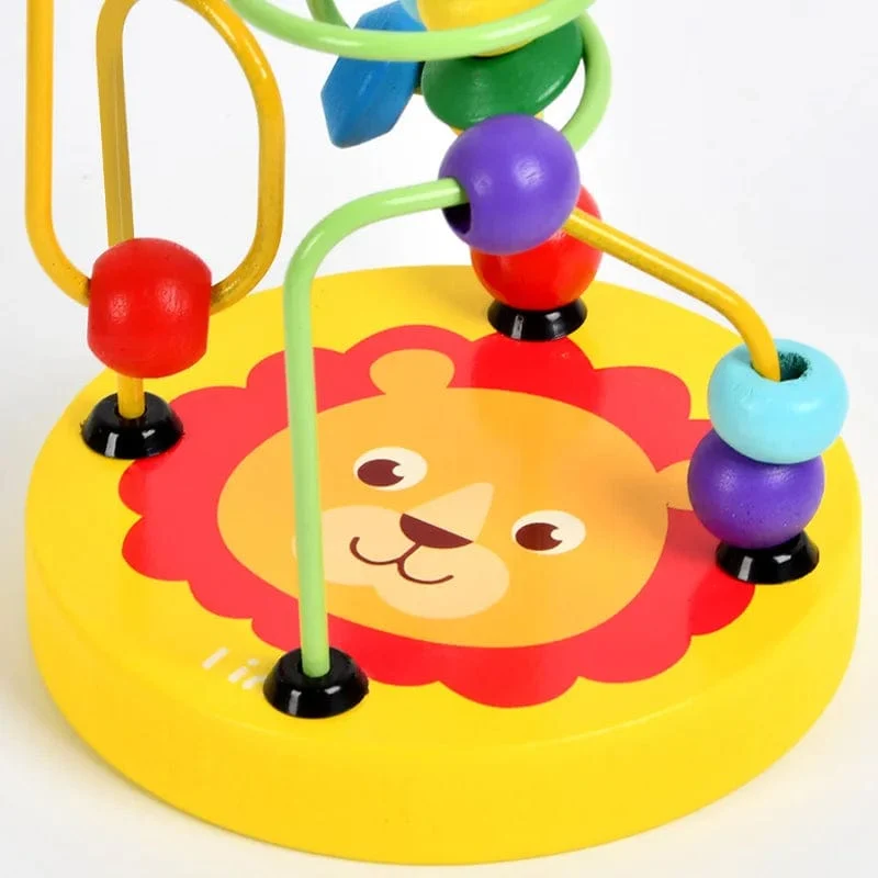 Montessori Pädagogisches Holzspielzeug Bead Maze Holz Mathe-Spielzeug Entwicklung Montessori Spielzeug Baby Pädagogisches Spielzeug Für Kinder