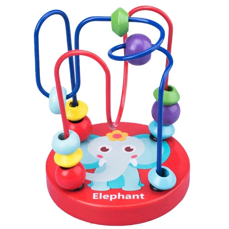 Montessori Pädagogisches Holzspielzeug Bead Maze Holz Mathe-Spielzeug Entwicklung Montessori Spielzeug Baby Pädagogisches Spielzeug Für Kinder