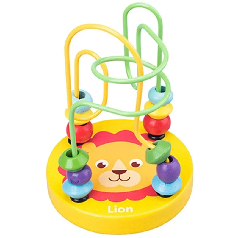Montessori Pädagogisches Holzspielzeug Bead Maze Holz Mathe-Spielzeug Entwicklung Montessori Spielzeug Baby Pädagogisches Spielzeug Für Kinder