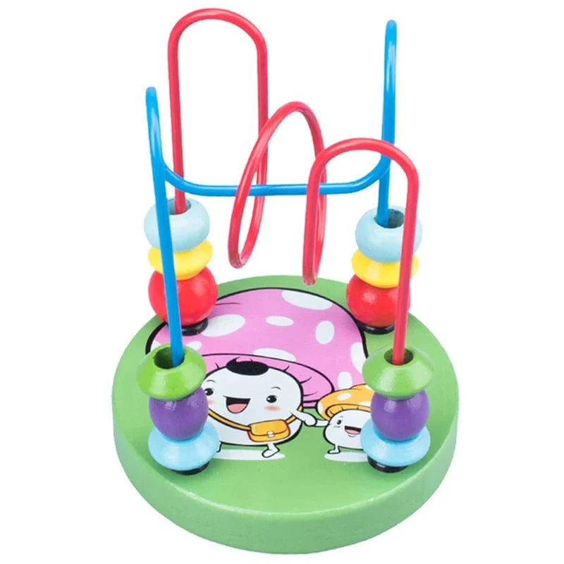 Montessori Pädagogisches Holzspielzeug Bead Maze Holz Mathe-Spielzeug Entwicklung Montessori Spielzeug Baby Pädagogisches Spielzeug Für Kinder