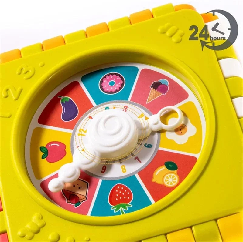 Aktivitätswürfel-Box für Kleinkinder, Formensortierspielzeug für Jungen und Mädchen, Formen-Zuordnungsspiel, Zahlensortierspiel, Montessori-Lernspielzeug für Babys und Kinder