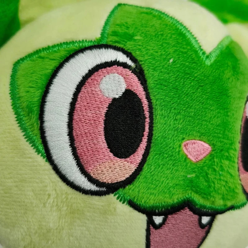 25 cm große Sprigatito Pokémon Plüschtier, japanische Anime-Filmkatze, Sprigatito Grüner Fuchs Fuecoco Quaxly Stofftier, Geburtstagsgeschenk für Kinder