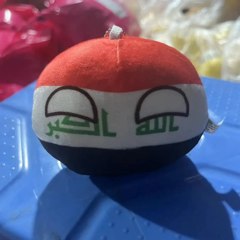 70 Arten Polandball Anhänger Country Balls 10cm Country Ball Plüschtiere Countryball Gefüllte Puppe Spielzeug Weihnachtsgeschenk für Kinder