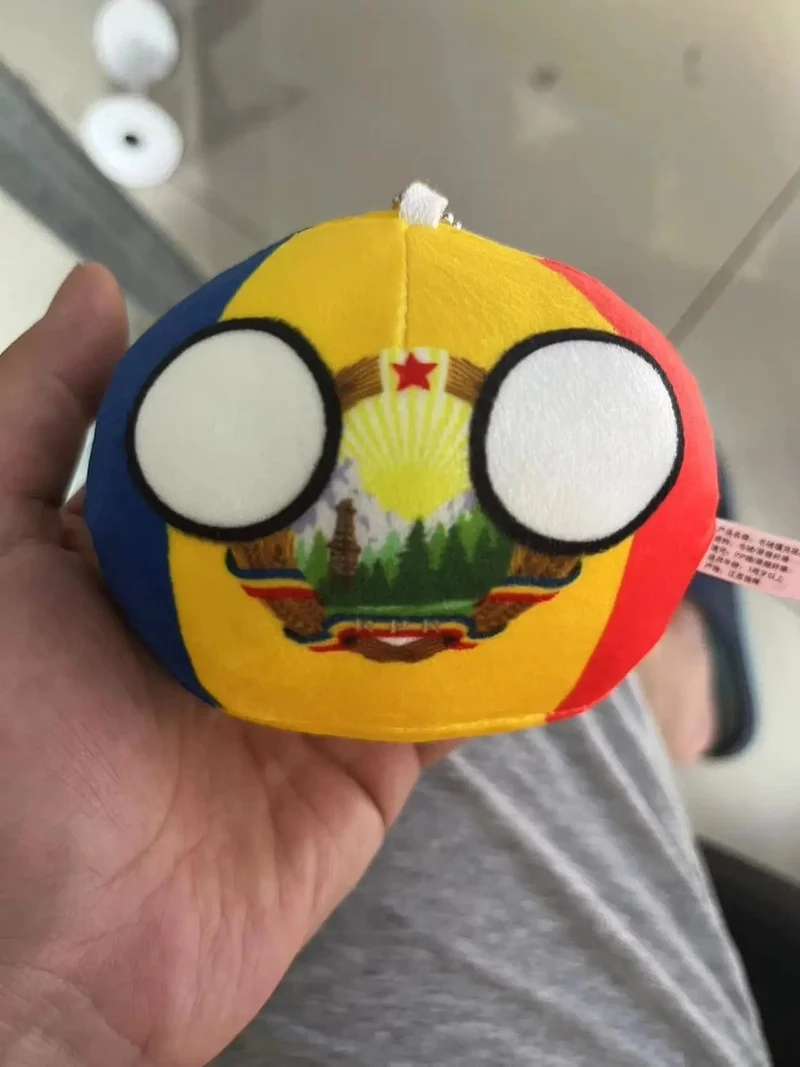 70 Arten Polandball Anhänger Country Balls 10cm Country Ball Plüschtiere Countryball Gefüllte Puppe Spielzeug Weihnachtsgeschenk für Kinder