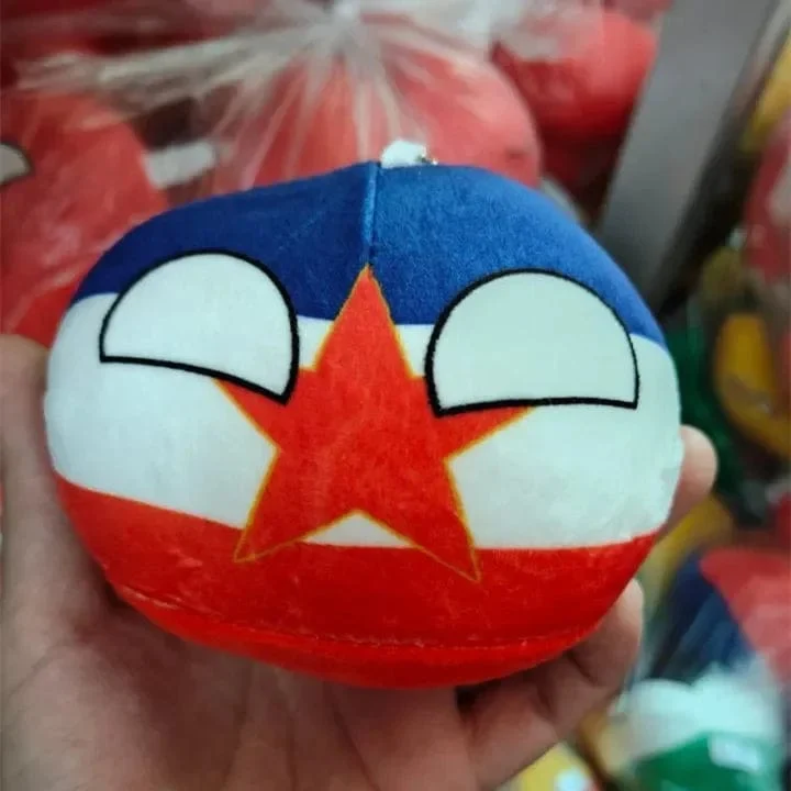 70 Arten Polandball Anhänger Country Balls 10cm Country Ball Plüschtiere Countryball Gefüllte Puppe Spielzeug Weihnachtsgeschenk für Kinder
