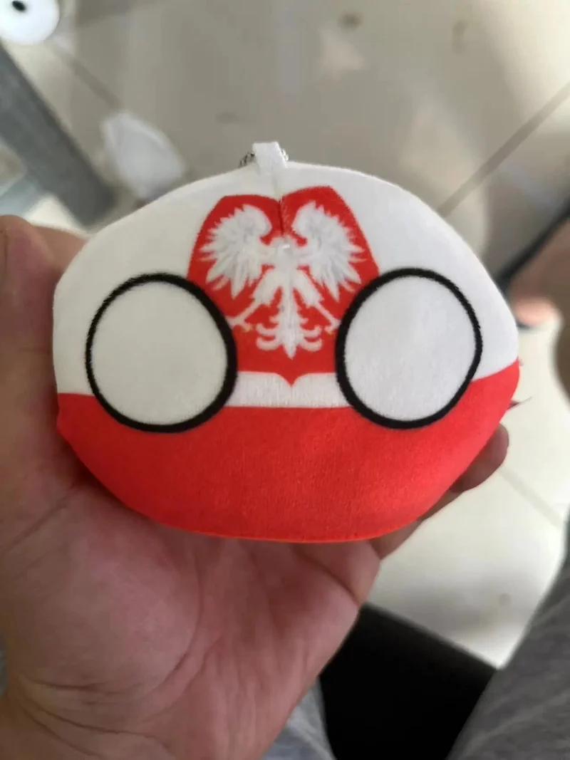70 Arten Polandball Anhänger Country Balls 10cm Country Ball Plüschtiere Countryball Gefüllte Puppe Spielzeug Weihnachtsgeschenk für Kinder