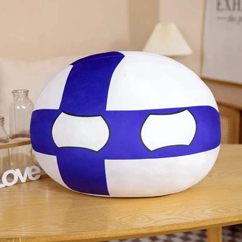 70 Arten Polandball Anhänger Country Balls 10cm Country Ball Plüschtiere Countryball Gefüllte Puppe Spielzeug Weihnachtsgeschenk für Kinder