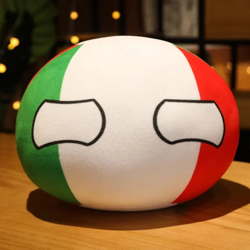 70 Arten Polandball Anhänger Country Balls 10cm Country Ball Plüschtiere Countryball Gefüllte Puppe Spielzeug Weihnachtsgeschenk für Kinder