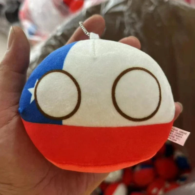 70 Arten Polandball Anhänger Country Balls 10cm Country Ball Plüschtiere Countryball Gefüllte Puppe Spielzeug Weihnachtsgeschenk für Kinder