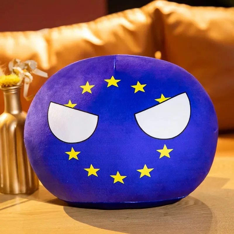 70 Arten Polandball Anhänger Country Balls 10cm Country Ball Plüschtiere Countryball Gefüllte Puppe Spielzeug Weihnachtsgeschenk für Kinder