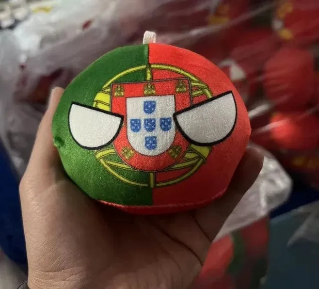 70 Arten Polandball Anhänger Country Balls 10cm Country Ball Plüschtiere Countryball Gefüllte Puppe Spielzeug Weihnachtsgeschenk für Kinder