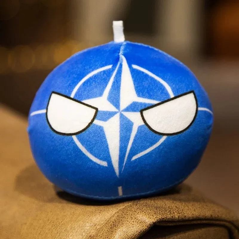 70 Arten Polandball Anhänger Country Balls 10cm Country Ball Plüschtiere Countryball Gefüllte Puppe Spielzeug Weihnachtsgeschenk für Kinder