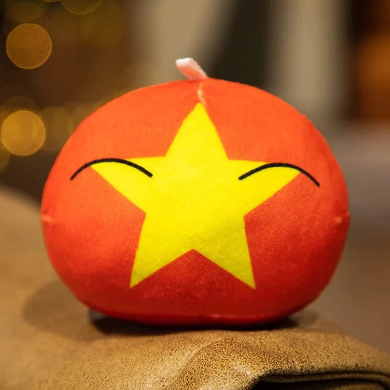 70 Arten Polandball Anhänger Country Balls 10cm Country Ball Plüschtiere Countryball Gefüllte Puppe Spielzeug Weihnachtsgeschenk für Kinder