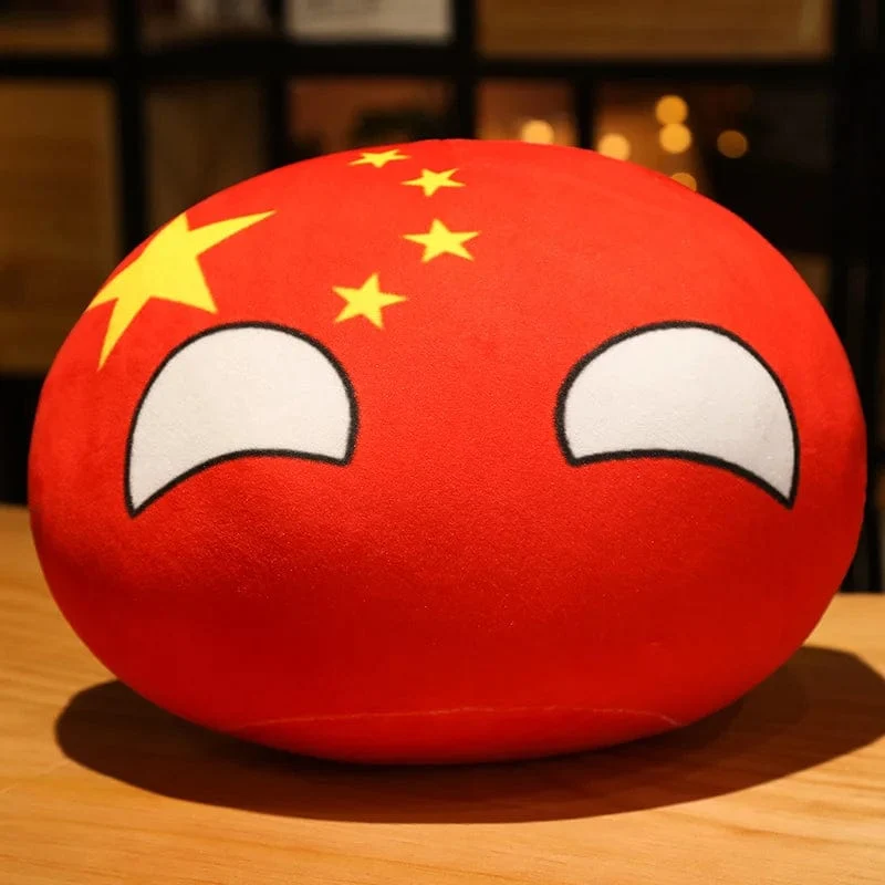 70 Arten Polandball Anhänger Country Balls 10cm Country Ball Plüschtiere Countryball Gefüllte Puppe Spielzeug Weihnachtsgeschenk für Kinder