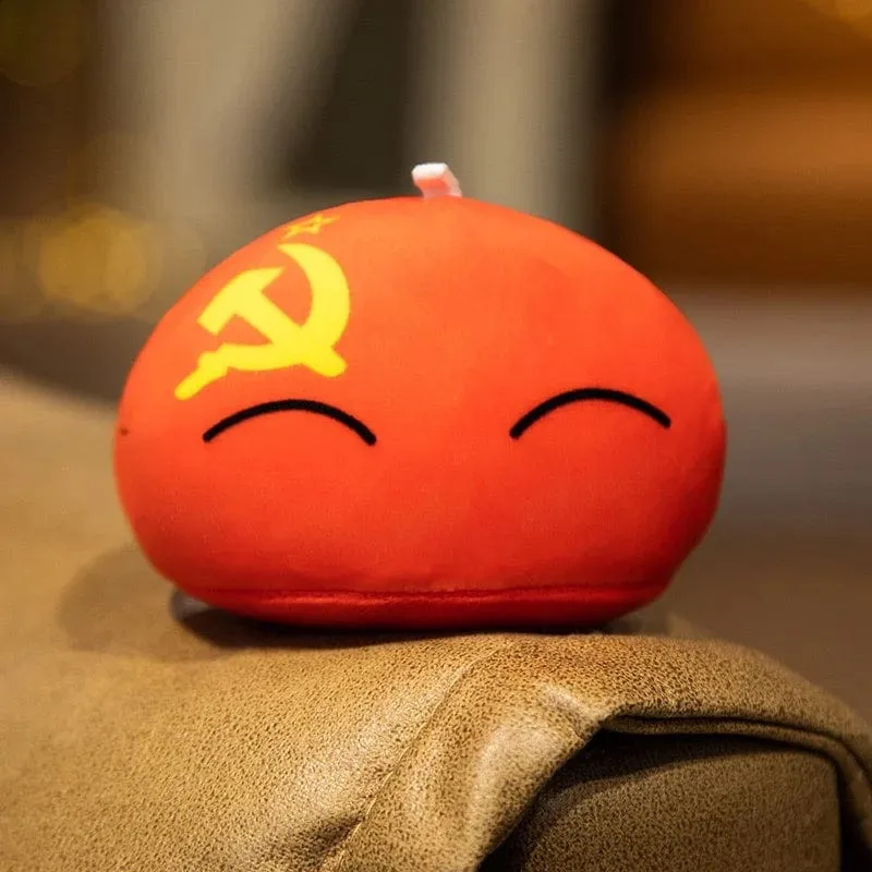 70 Arten Polandball Anhänger Country Balls 10cm Country Ball Plüschtiere Countryball Gefüllte Puppe Spielzeug Weihnachtsgeschenk für Kinder