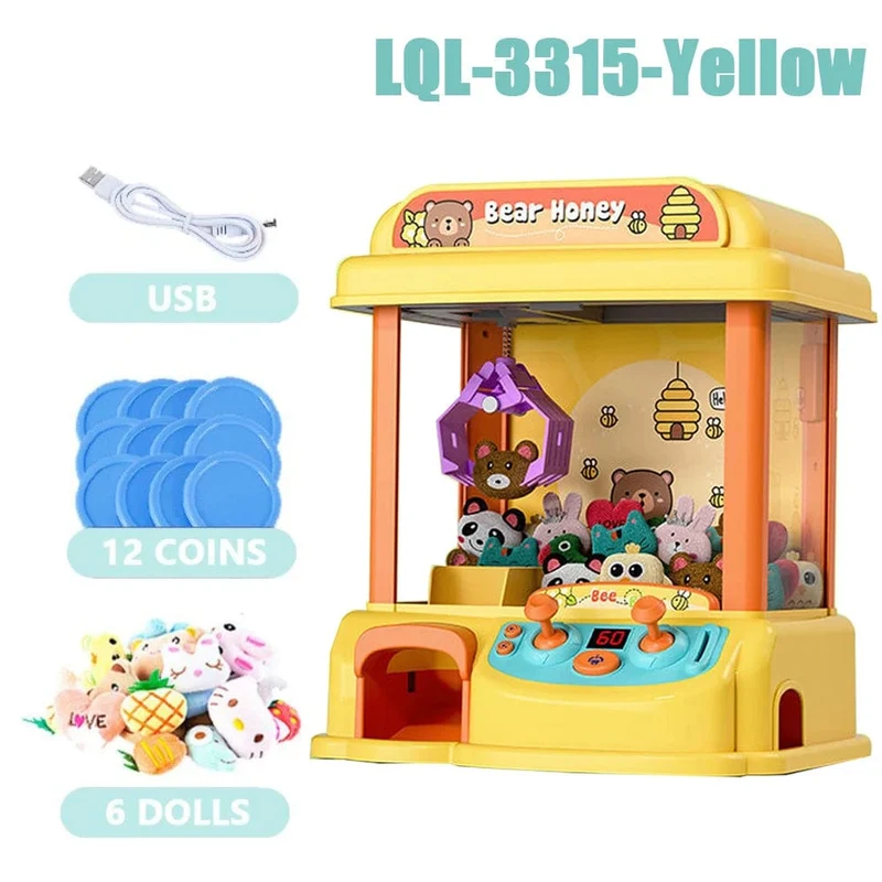 Mini 6 * 4 cm kleines weiches Stofftier Plüsch Plüschtier Puppe Design Kaninchen Bär und andere Multi-Modell kleine Spielzeuge Baby Kinder Geschenke