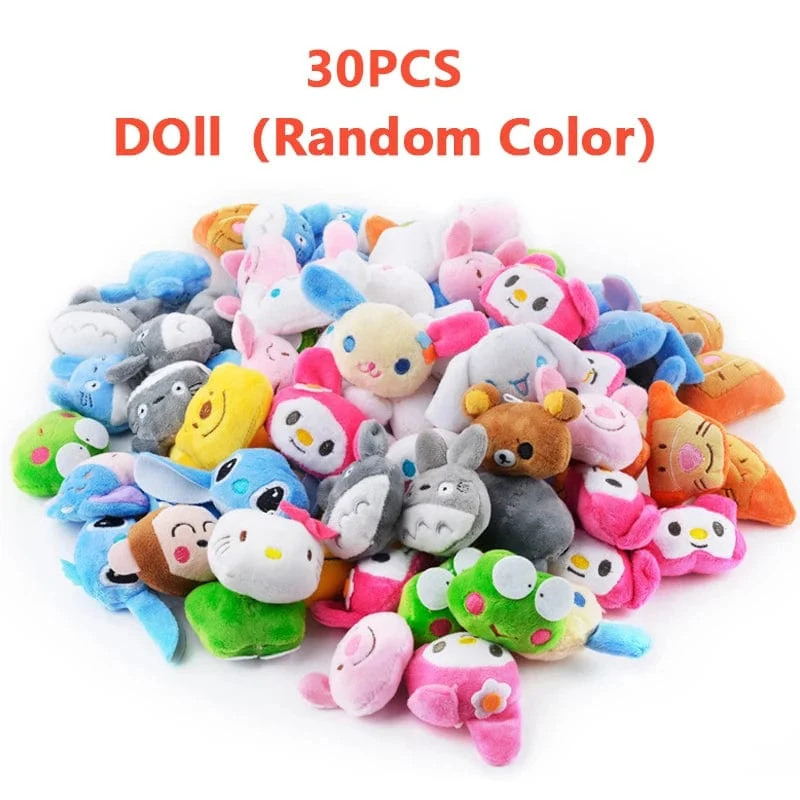 Mini 6 * 4 cm kleines weiches Stofftier Plüsch Plüschtier Puppe Design Kaninchen Bär und andere Multi-Modell kleine Spielzeuge Baby Kinder Geschenke