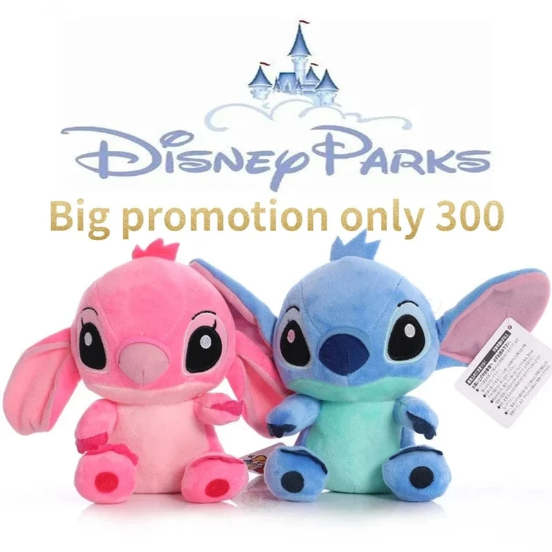 12-20cm Disney Stitch Mickey Minnie Plüsch-Schlüsselanhänger Modelle Kawaii Cartoon Gefüllte Plüsch Puppen Spielzeug Anime Baby Kinder Geburtstagsgeschenke