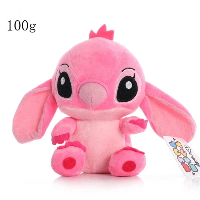 12-20cm Disney Stitch Mickey Minnie Plüsch-Schlüsselanhänger Modelle Kawaii Cartoon Gefüllte Plüsch Puppen Spielzeug Anime Baby Kinder Geburtstagsgeschenke