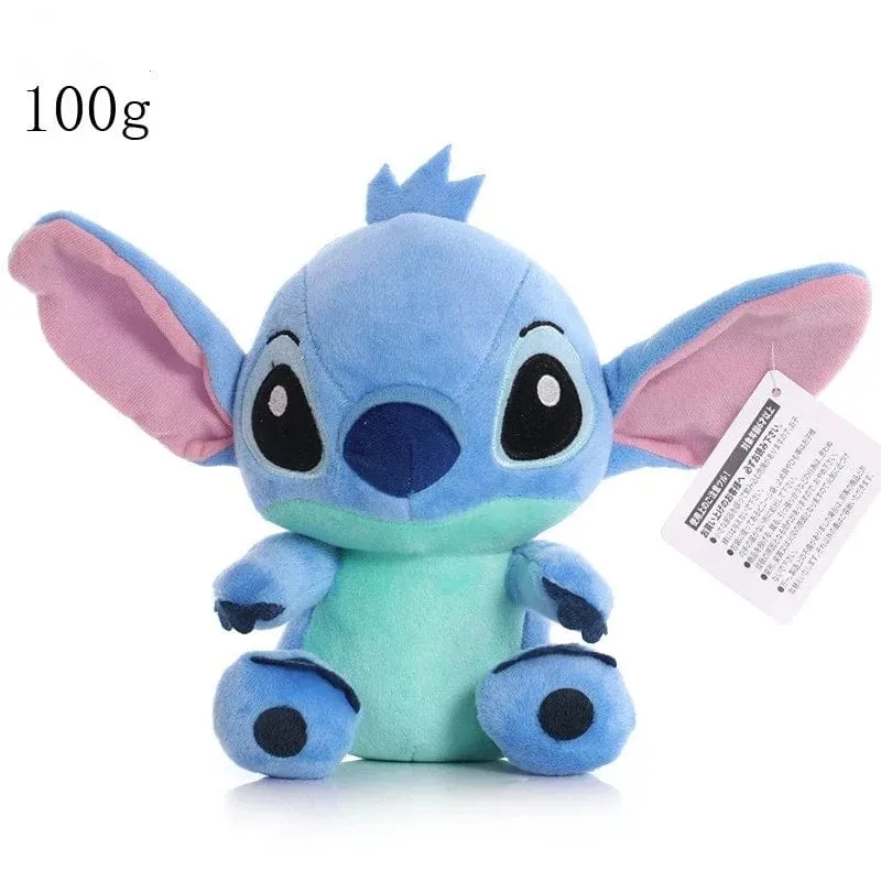 12-20cm Disney Stitch Mickey Minnie Plüsch-Schlüsselanhänger Modelle Kawaii Cartoon Gefüllte Plüsch Puppen Spielzeug Anime Baby Kinder Geburtstagsgeschenke
