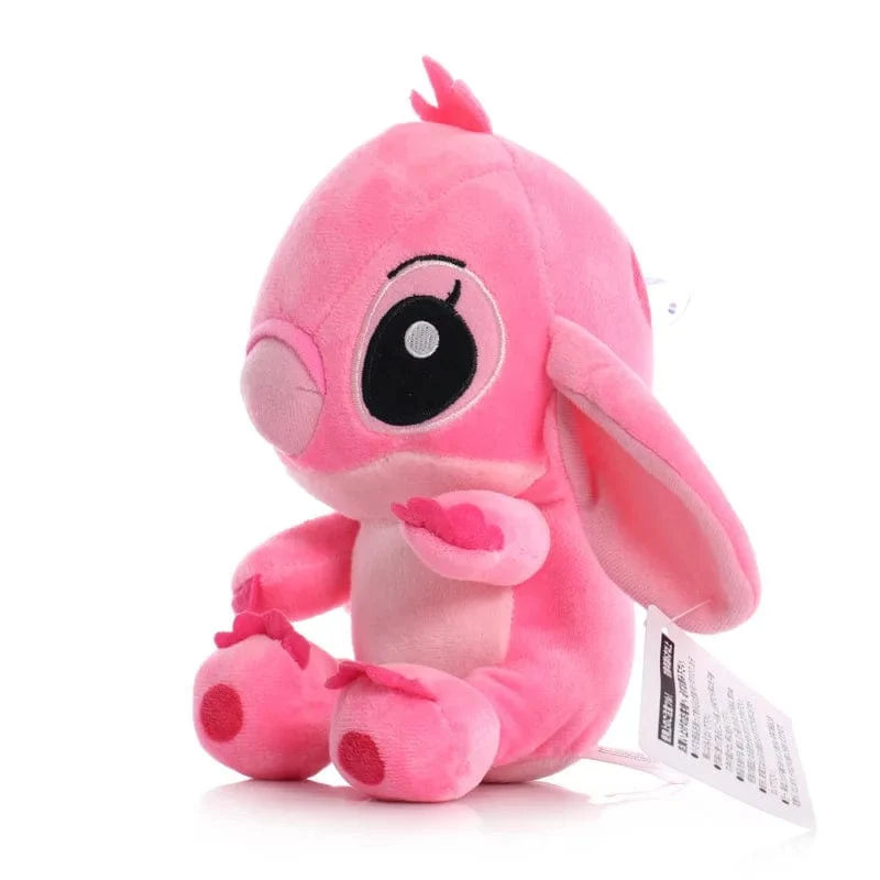 12-20cm Disney Stitch Mickey Minnie Plüsch-Schlüsselanhänger Modelle Kawaii Cartoon Gefüllte Plüsch Puppen Spielzeug Anime Baby Kinder Geburtstagsgeschenke