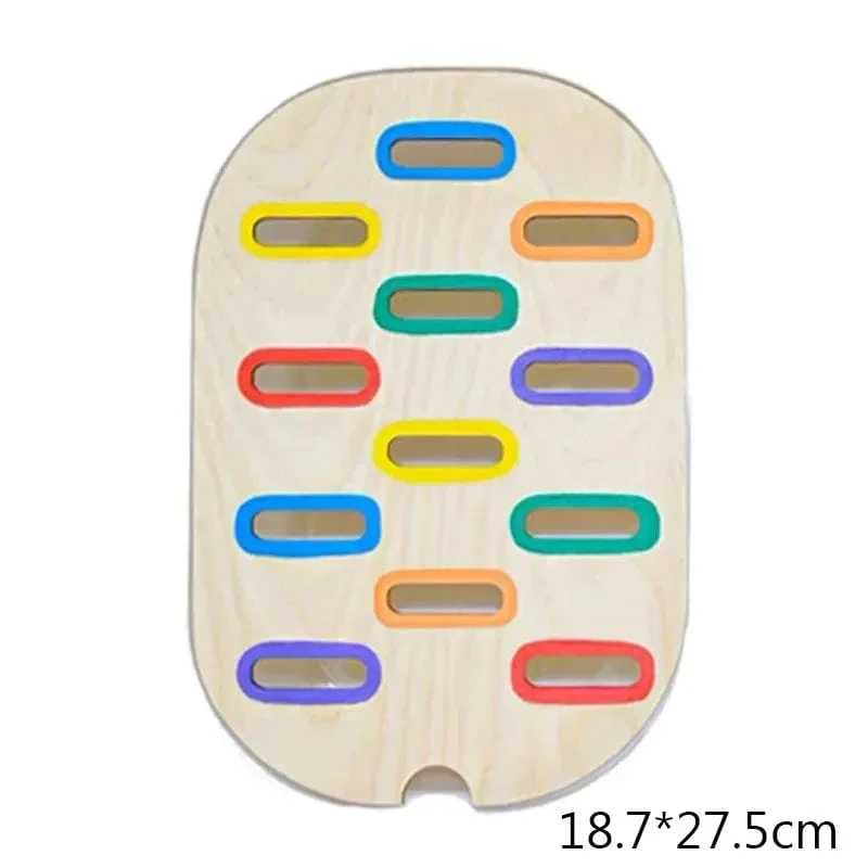 Montessori Sensorisches Tablett Brettspiel aus Holz für Kinder Weihnachtsbaum Eichel Farbsortierer Frühe Bildung Ausbildung Lernspielzeug