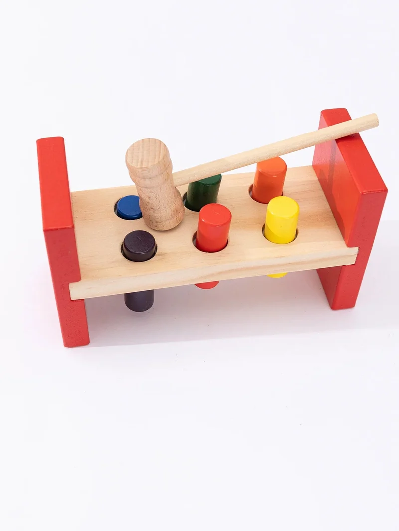 Montessori-Hämmerspielzeug aus Holz – Entwicklung der Feinmotorik und pädagogischer Spaß für Kleinkinder