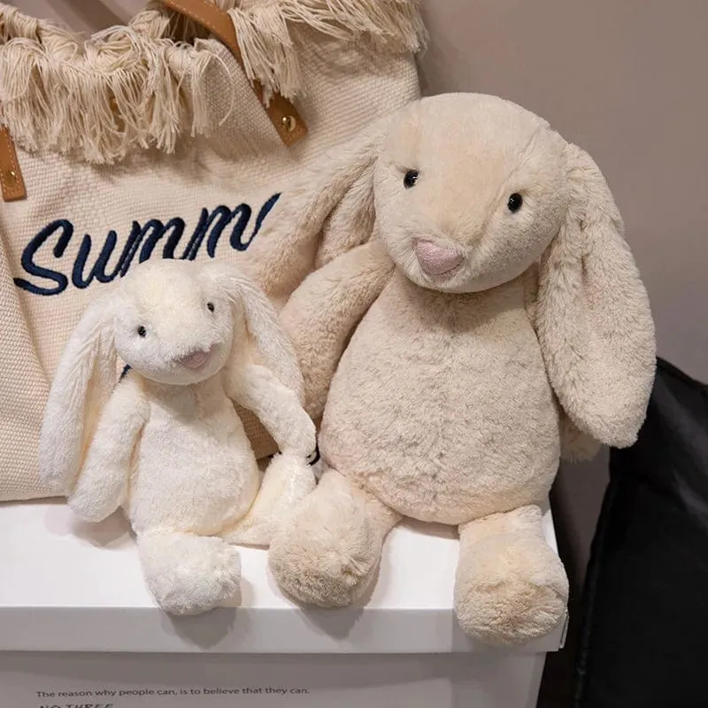 20-45cm Süßes Plüschtier Stofftier Kaninchenpuppe Babys Schlafgefährte Kawaii Plüsch Langohr Kaninchenpuppe Kindergeschenk