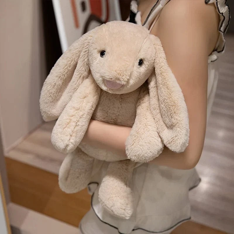 20-45cm Süßes Plüschtier Stofftier Kaninchenpuppe Babys Schlafgefährte Kawaii Plüsch Langohr Kaninchenpuppe Kindergeschenk