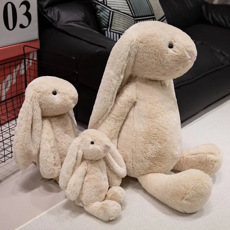 20-45cm Süßes Plüschtier Stofftier Kaninchenpuppe Babys Schlafgefährte Kawaii Plüsch Langohr Kaninchenpuppe Kindergeschenk