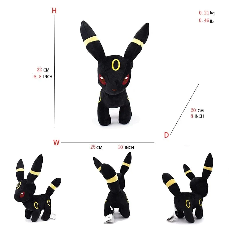 Großes Nachtara Pokemon Plüschtier Sitzend Eevee Leafeon Vaporeon Eevee Flareon Glaziola Espeon Blitza Eevolutions Spielpuppe