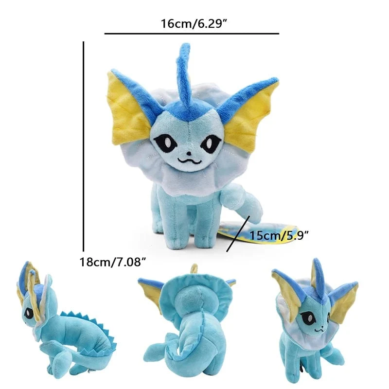 Großes Nachtara Pokemon Plüschtier Sitzend Eevee Leafeon Vaporeon Eevee Flareon Glaziola Espeon Blitza Eevolutions Spielpuppe