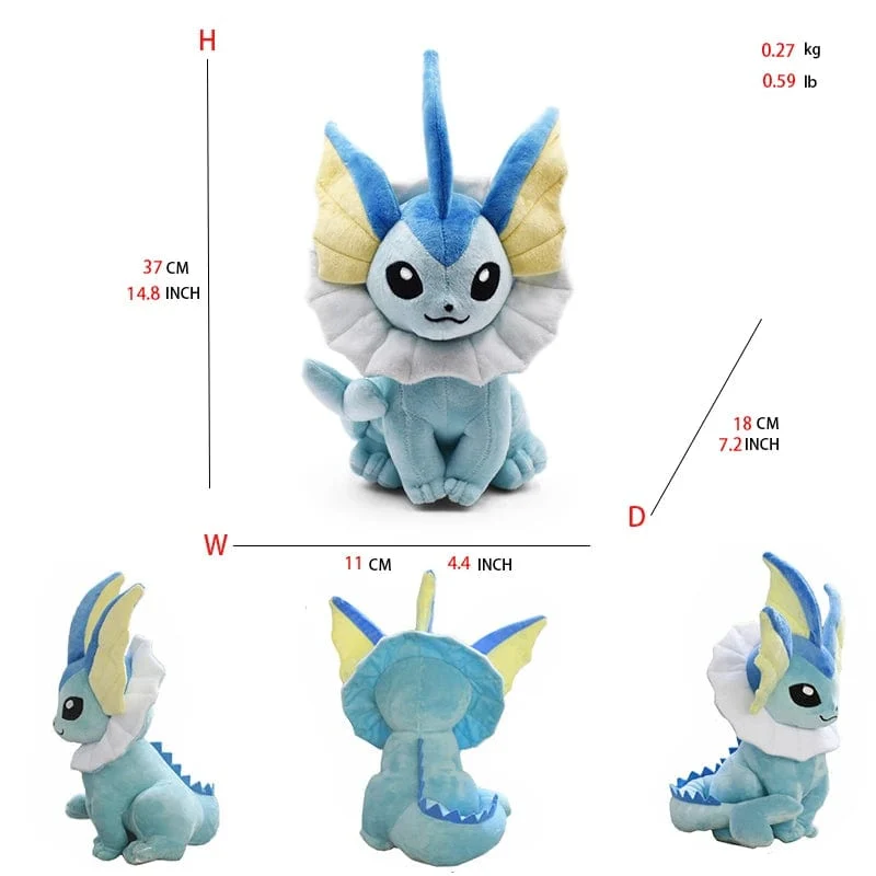 Großes Nachtara Pokemon Plüschtier Sitzend Eevee Leafeon Vaporeon Eevee Flareon Glaziola Espeon Blitza Eevolutions Spielpuppe
