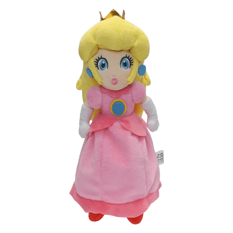 Prinzessin Peach Mario Plüschtiere Kawaii Stoffpuppen Cartoon Niedliche Puppen Geburtstags-Weihnachtsgeschenk für Kindersammlung