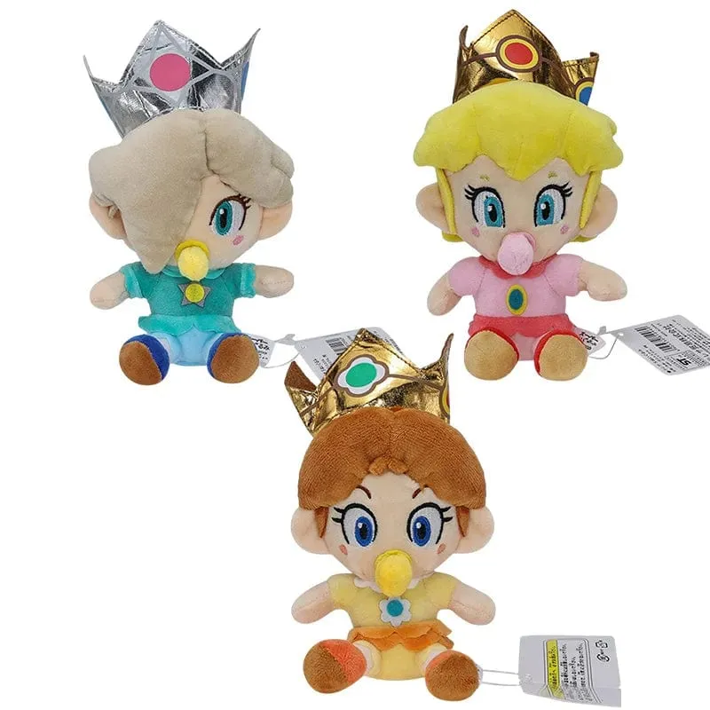 Prinzessin Peach Mario Plüschtiere Kawaii Stoffpuppen Cartoon Niedliche Puppen Geburtstags-Weihnachtsgeschenk für Kindersammlung