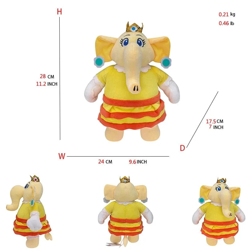 Prinzessin Peach Mario Plüschtiere Kawaii Stoffpuppen Cartoon Niedliche Puppen Geburtstags-Weihnachtsgeschenk für Kindersammlung