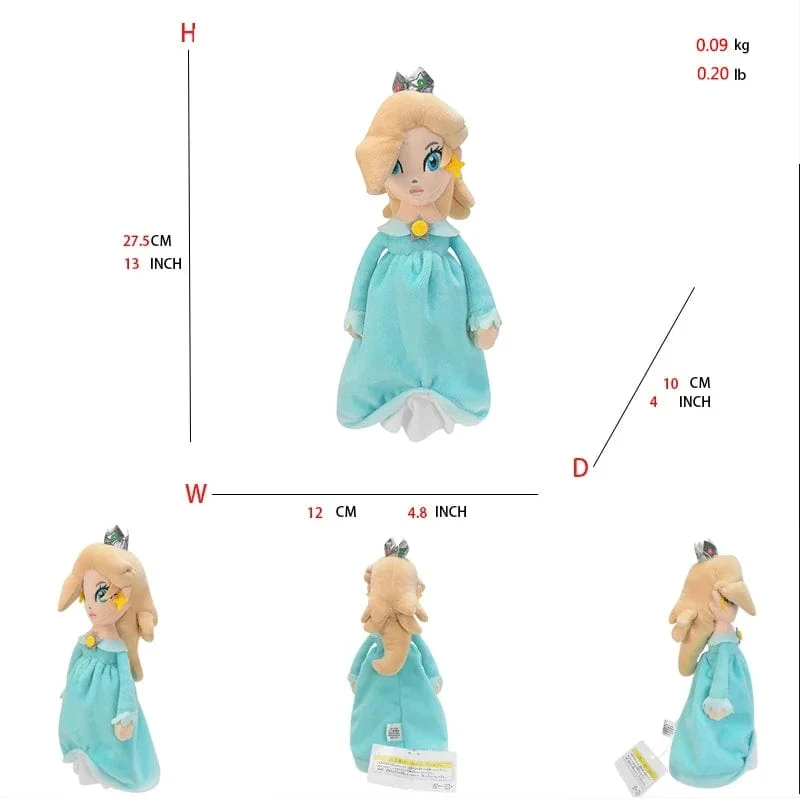 Prinzessin Peach Mario Plüschtiere Kawaii Stoffpuppen Cartoon Niedliche Puppen Geburtstags-Weihnachtsgeschenk für Kindersammlung