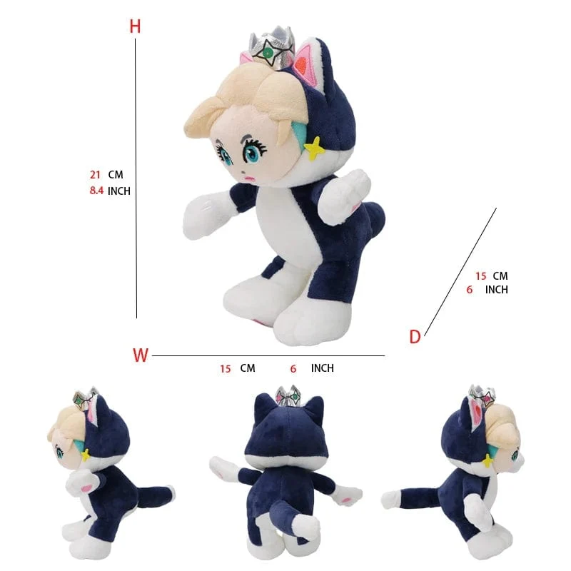 Prinzessin Peach Mario Plüschtiere Kawaii Stoffpuppen Cartoon Niedliche Puppen Geburtstags-Weihnachtsgeschenk für Kindersammlung