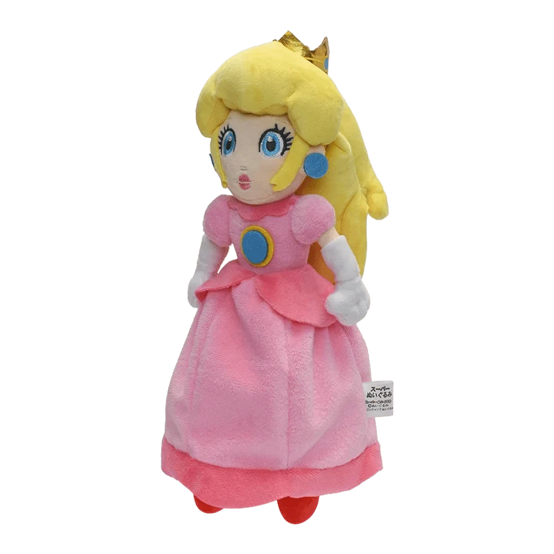 Prinzessin Peach Mario Plüschtiere Kawaii Stoffpuppen Cartoon Niedliche Puppen Geburtstags-Weihnachtsgeschenk für Kindersammlung