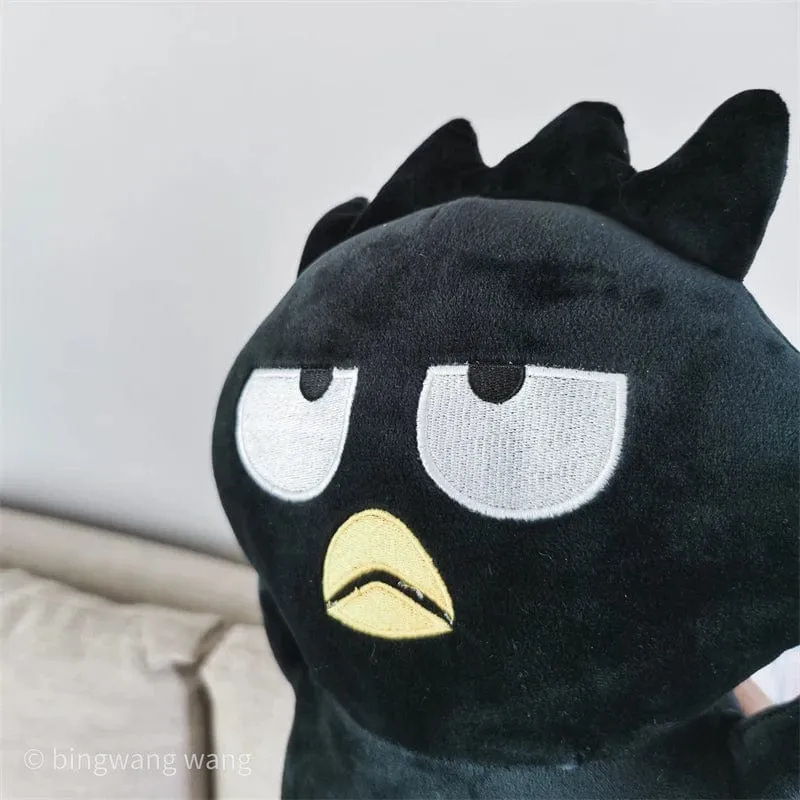 Sanrio Bad Badtz Maru Plüschtier, weich, süß, japanischer Stil, Anime, schwarze Pinguinpuppe, Umarmungsplüschtier, Geburtstagsgeschenk für Mädchen, 30/40/60 cm