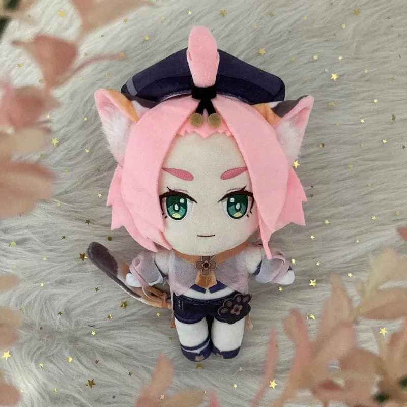 20 cm Genshin Impact Sangonomiya Kokomi Wriothesley Lyney Furina Kindergeschenke Rund um das Spiel Kuscheltiere Plüschpuppenspielzeug