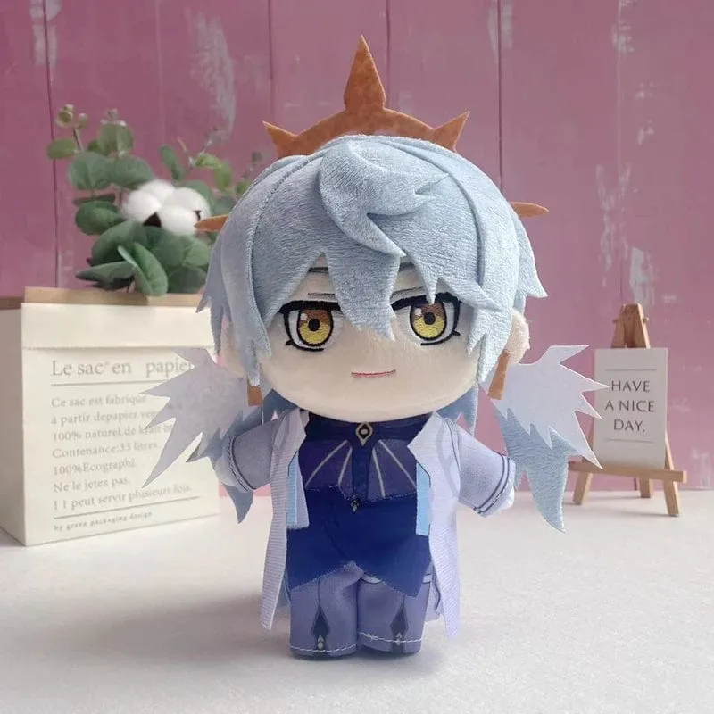 20 cm Genshin Impact Sangonomiya Kokomi Wriothesley Lyney Furina Kindergeschenke Rund um das Spiel Kuscheltiere Plüschpuppenspielzeug
